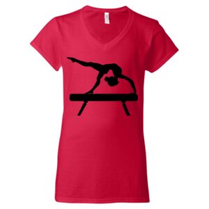 Softstyle® Women’s V-Neck T-Shirt Thumbnail
