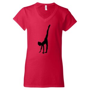 Softstyle® Women’s V-Neck T-Shirt Thumbnail