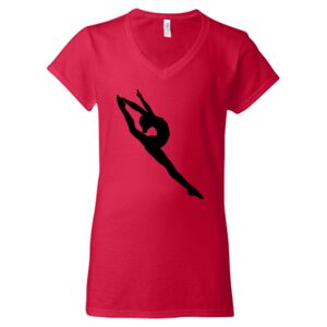 Softstyle® Women’s V-Neck T-Shirt Thumbnail