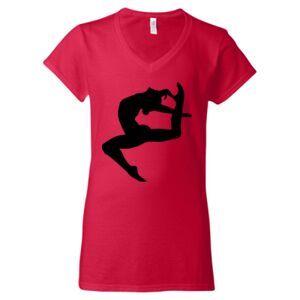 Softstyle® Women’s V-Neck T-Shirt Thumbnail