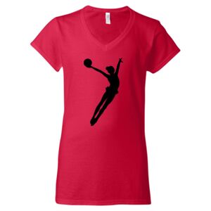 Softstyle® Women’s V-Neck T-Shirt Thumbnail