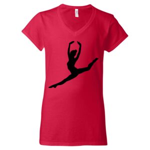 Softstyle® Women’s V-Neck T-Shirt Thumbnail