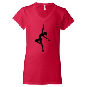 Softstyle® Women’s V-Neck T-Shirt Thumbnail