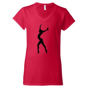 Softstyle® Women’s V-Neck T-Shirt Thumbnail