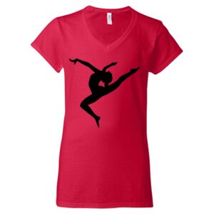 Softstyle® Women’s V-Neck T-Shirt Thumbnail