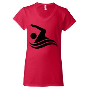 Softstyle® Women’s V-Neck T-Shirt Thumbnail