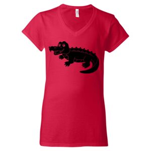 Softstyle® Women’s V-Neck T-Shirt Thumbnail