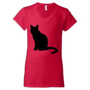 Softstyle® Women’s V-Neck T-Shirt Thumbnail