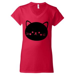 Softstyle® Women’s V-Neck T-Shirt Thumbnail