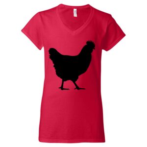 Softstyle® Women’s V-Neck T-Shirt Thumbnail