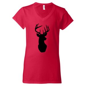 Softstyle® Women’s V-Neck T-Shirt Thumbnail