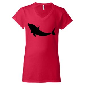 Softstyle® Women’s V-Neck T-Shirt Thumbnail