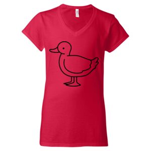 Softstyle® Women’s V-Neck T-Shirt Thumbnail