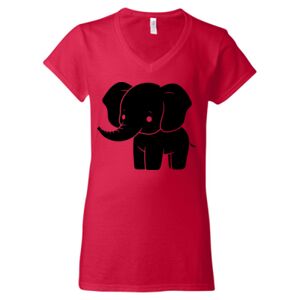 Softstyle® Women’s V-Neck T-Shirt Thumbnail