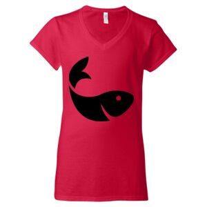 Softstyle® Women’s V-Neck T-Shirt Thumbnail