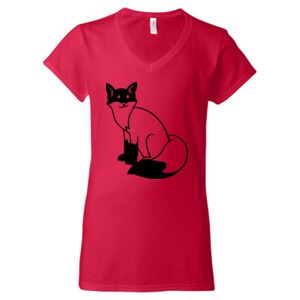 Softstyle® Women’s V-Neck T-Shirt Thumbnail