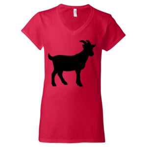 Softstyle® Women’s V-Neck T-Shirt Thumbnail