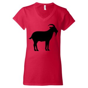 Softstyle® Women’s V-Neck T-Shirt Thumbnail