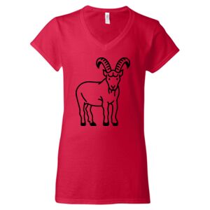 Softstyle® Women’s V-Neck T-Shirt Thumbnail