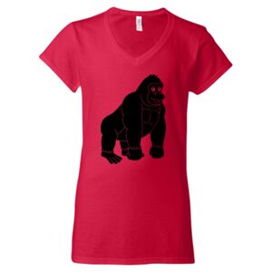 Softstyle® Women’s V-Neck T-Shirt Thumbnail