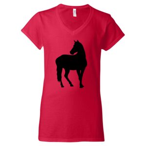 Softstyle® Women’s V-Neck T-Shirt Thumbnail