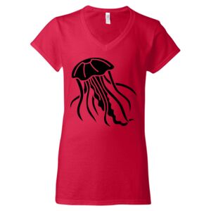 Softstyle® Women’s V-Neck T-Shirt Thumbnail