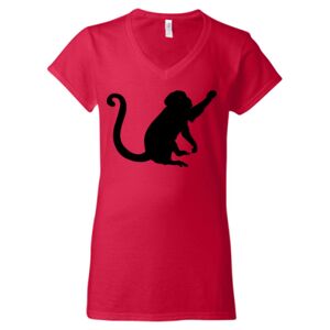 Softstyle® Women’s V-Neck T-Shirt Thumbnail