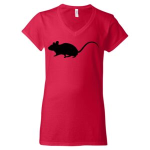 Softstyle® Women’s V-Neck T-Shirt Thumbnail