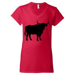 Softstyle® Women’s V-Neck T-Shirt Thumbnail