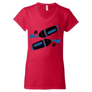Softstyle® Women’s V-Neck T-Shirt Thumbnail