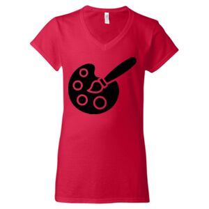 Softstyle® Women’s V-Neck T-Shirt Thumbnail