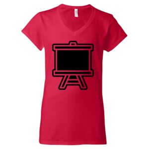 Softstyle® Women’s V-Neck T-Shirt Thumbnail