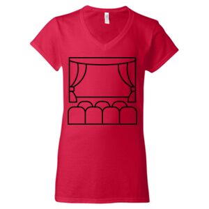 Softstyle® Women’s V-Neck T-Shirt Thumbnail