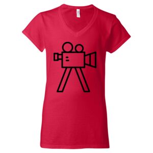 Softstyle® Women’s V-Neck T-Shirt Thumbnail