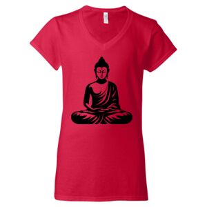 Softstyle® Women’s V-Neck T-Shirt Thumbnail