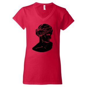 Softstyle® Women’s V-Neck T-Shirt Thumbnail