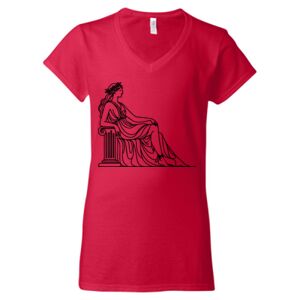 Softstyle® Women’s V-Neck T-Shirt Thumbnail