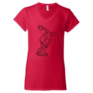 Softstyle® Women’s V-Neck T-Shirt Thumbnail