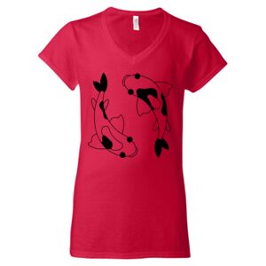Softstyle® Women’s V-Neck T-Shirt Thumbnail