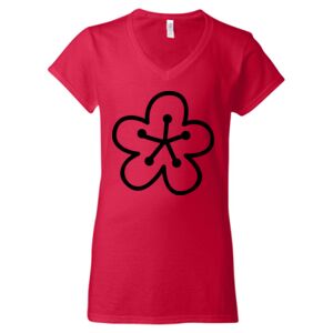 Softstyle® Women’s V-Neck T-Shirt Thumbnail