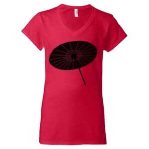 Softstyle® Women’s V-Neck T-Shirt Thumbnail