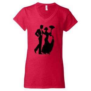 Softstyle® Women’s V-Neck T-Shirt Thumbnail