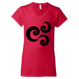 Softstyle® Women’s V-Neck T-Shirt Thumbnail
