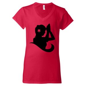 Softstyle® Women’s V-Neck T-Shirt Thumbnail