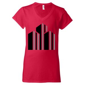 Softstyle® Women’s V-Neck T-Shirt Thumbnail