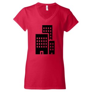 Softstyle® Women’s V-Neck T-Shirt Thumbnail