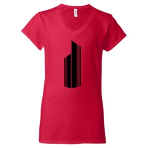 Softstyle® Women’s V-Neck T-Shirt Thumbnail