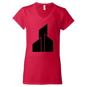 Softstyle® Women’s V-Neck T-Shirt Thumbnail