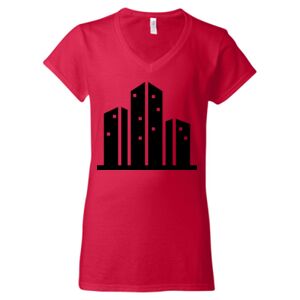 Softstyle® Women’s V-Neck T-Shirt Thumbnail