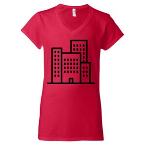 Softstyle® Women’s V-Neck T-Shirt Thumbnail